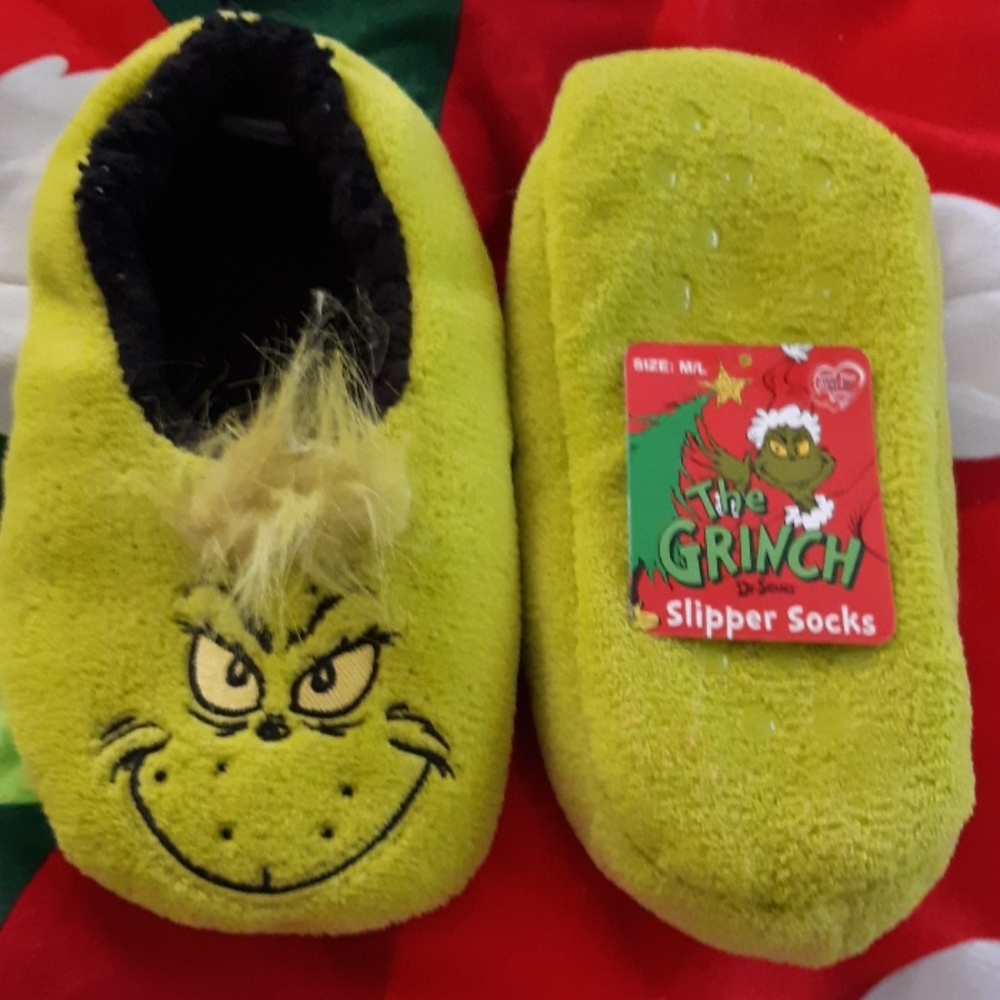 Grinch slippers